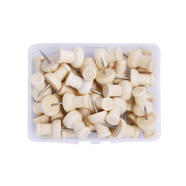 40 pieces / box Wooden , thumbtacks, thumbtacks, thumbtacks, pin board