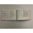 thumbnail image 4 of 2002 Chevrolet Cavalier Owners Manual Handbook OEM D03B52023, 4 of 6