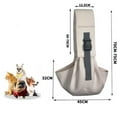 thumbnail image 2 of Breathable Foldable Pet Backpack | Portable Travel Carrier for Small Pets | Adjustable Straps | All Season Ventilated Design | Lightweight Comfortable Secure | Fits Dogs Cats, 2 of 3