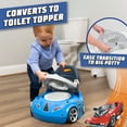 thumbnail image 5 of Hot Wheels Blue Race Car Potty Training Toilet, Includes Detachable Seat, Toddlers Ages 12+ Months, 5 of 8