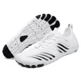 thumbnail image 2 of Zapatos Unisex Descalzos Playa Sin Deslizamiento para Acuáticos (45) Blanco, 2 of 9