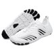 thumbnail image 2 of Zapatos Unisex Descalzos Playa Sin Deslizamiento para Acuáticos (45) Blanco, 2 of 9