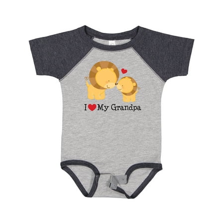 

Inktastic I Love My Grandpa Gift Baby Boy or Baby Girl Bodysuit