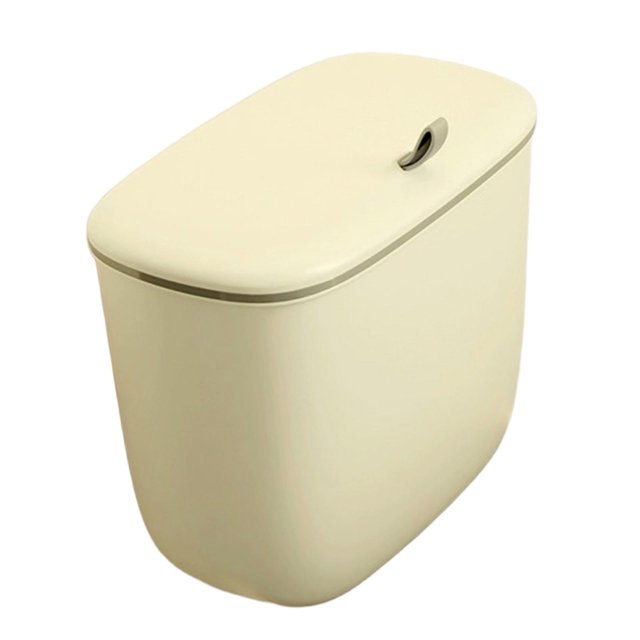 Cubo de basura colgante, cubo de compost, cubo de basura montable debajo del fregadero, cubo de basura, cubo de polvo para Crema Pequeña