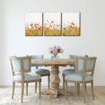 thumbnail image 5 of Red Poppy Flowers Canvas Wall Art Print Poppy Field Painting Wall Decor for Living Room Home Decoration Rustic Scenic Gallery Wrapped Posters and Prints Ideal Gifts - 12" x 16" x 3 Panels, 5 of 6