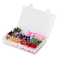 thumbnail image 2 of Juego completo de hilo y aguja para amantes de las manualidades, kit de costura y bordado casero de 100 colores, 2 of 8