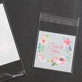 thumbnail image 3 of 300pcs Cookies Packaging Bags Flower Pattern Candy Bags Packaging Bags Self Adhesive Pouch for Bakery Candy Gift(100pcs for Three Size Random Color), 3 of 8