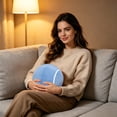 thumbnail image 5 of MMJ Simulated Tennis Ball Cushion Decorative Soft Plush Round Pillow for Home Sofa Chair Car Office Nap 7.87in, 5 of 6