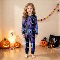 thumbnail image 5 of KPVEVIQ Halloween Pajamas Kid Boys/Girls Skeleton Print Clothes Long Sleeve 2pc Tee/Pants Pjs Set Toddler Holiday Sleepwear Outfits,3-4 Y, 5 of 9