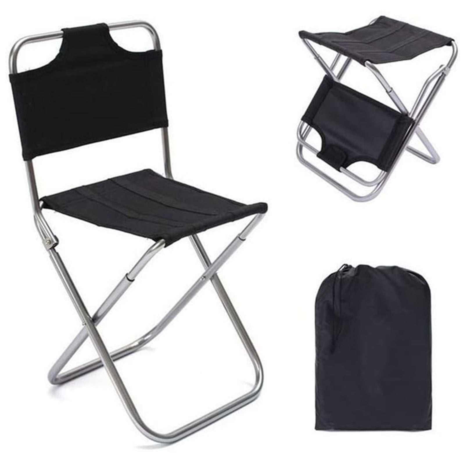 Outdoor Fishing Camping Hiking Lightweight Folding Chair Foldable Stool 