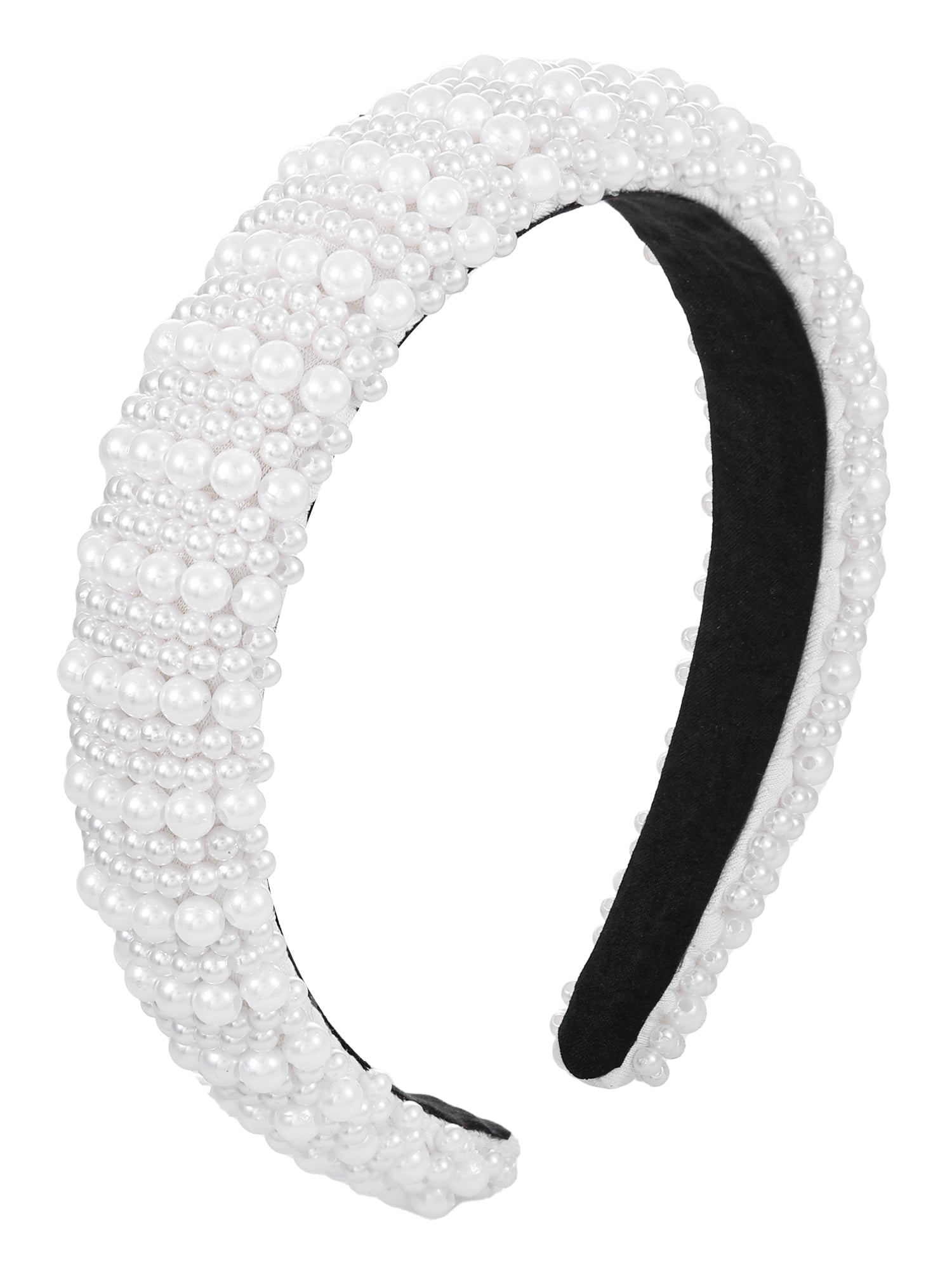 Bride Headband with Pearls, Adult, White, 1 piece by Trimmings