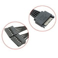 thumbnail image 6 of lanema Sata Power Splitter, 15 Pin Sata Male to Dual 15 Pin Female Power Y Splitter Cable Adapter for Hard Drive HDD SSD, 6 of 13