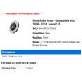 thumbnail image 2 of Front Brake Rotor - Compatible with 2008 - 2014 IS F 2009 2010 2011 2012 2013, 2 of 2
