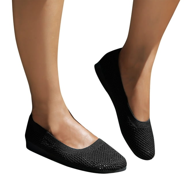 TopLLC Chaussures Plates Mode Femmes Respirantes Décontractées Bout Rond Confortables Chaussures Décontractées Femmes Chaussures