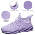 thumbnail image 4 of ZUTY Womens Training Running Shoes Breathable Non Slip Fashion Sneakers for Gym Workout Tennis Walking Sports Purple 7, 4 of 6