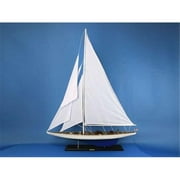Handcrafted Model Ships Enterprise 60 in. Decorative Sail Boat