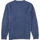 thumbnail image 2 of Suéter de cachemir para hombre Club Room, azul, grande, 2 of 2