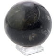 thumbnail image 2 of Plymor Clear Acrylic Square Display Base with Indented Circle to Hold Egg, Marble, Ball or Sphere, 0.875" W x 0.875" D x 0.25" H (0.5" Circle), Pack of 6, 2 of 2
