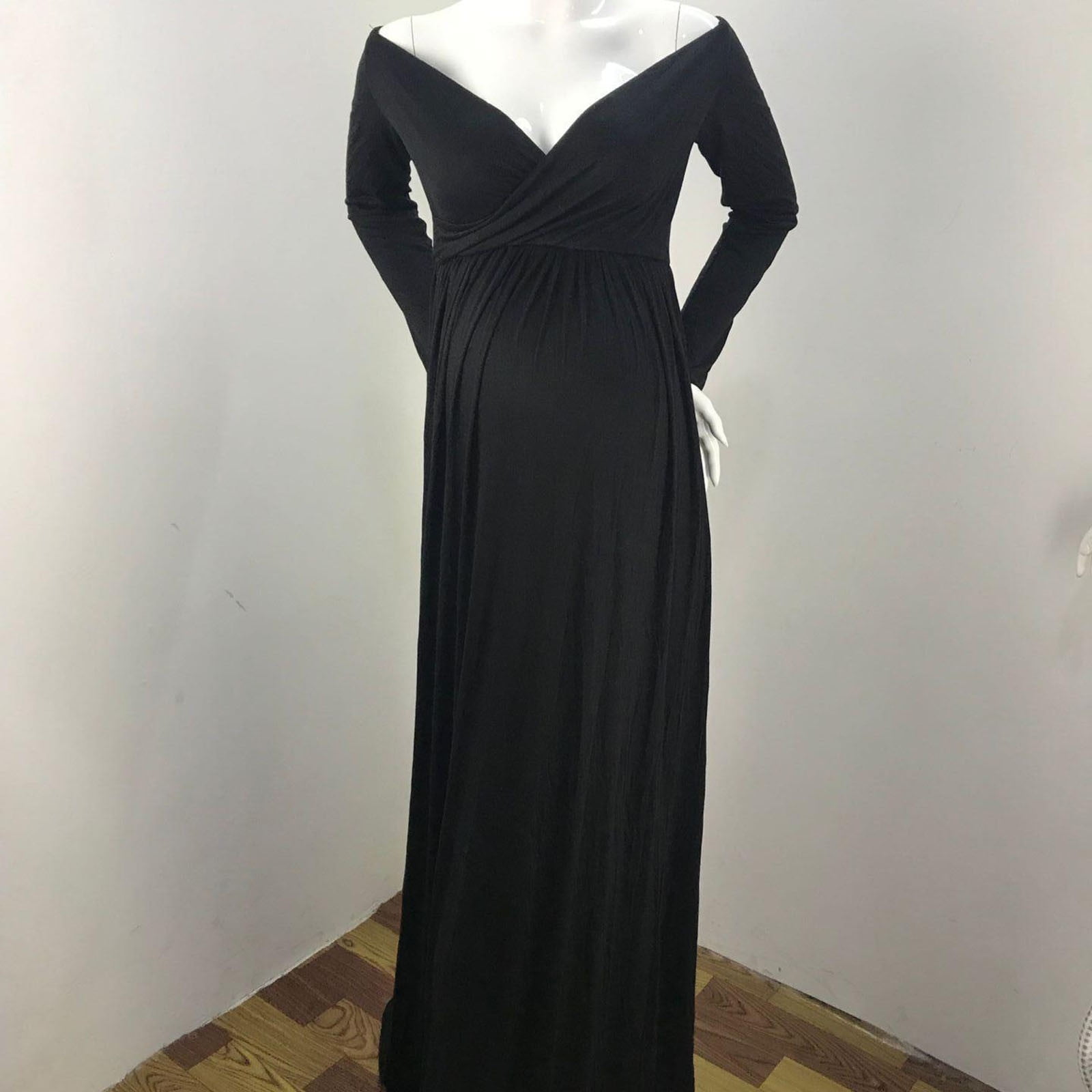 slim fit dress slacks Charlotte Maternity Photoshoot Dress