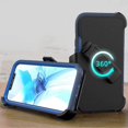 thumbnail image 2 of Compatible with iPhone 12 Pro Max Case,Heavy Duty Hard Shockproof Armor Protector Case Cover with Belt Clip Holster for Apple iPhone 12 6.7 5G 2020 Ph, 2 of 4