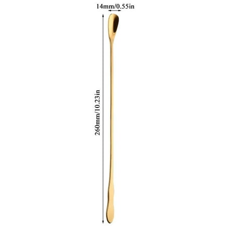 

Stainless Steel Long Handle Stylish Latte Ice Cream Sundae Coffee Spoon Spoons