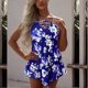 thumbnail image 5 of Augper Swim Trunks Women's Bathing Suits Split Body Waist Conservative Broken Flower Bikinis Sets, 5 of 6