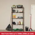 thumbnail image 4 of Rubbermaid 5-Tier Heavy Duty Rubbed Bronze Wire Shelving Unit, 1250lb Capacity, 4 of 10