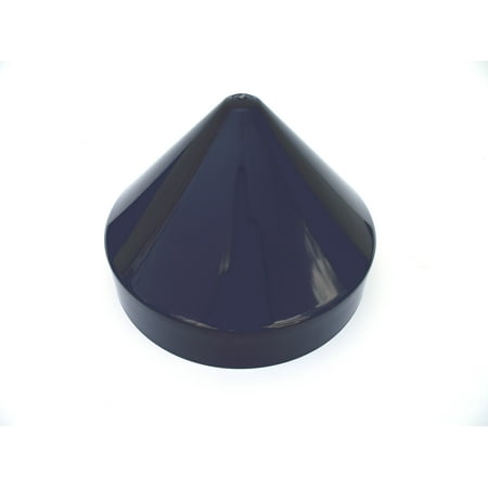 Black Cone Dock Piling Cap / Piling Cover from 5" to 13" - - Black-Cone-6.5 Inch