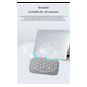 thumbnail image 1 of Almohadilla Ergonómica para la Muñeca, Protección para Teclado y Ratón, Almohadilla de Descanso con Textura de Masaje para PC, Portátil, Teclado para Juegos, Ratón, Color Negro, 1 of 5