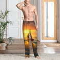thumbnail image 2 of Fotbe Cartoon Swimming Yellow Duck Pantalones de Pijama para Hombre, Pantalones de Dormir, Pantalones de Casa con Cintura Ajustable y Bolsillos-X-Large, 2 of 6