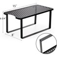 thumbnail image 2 of Water Filter Dispenser Stand for Countertop, Metal Water Dispenser Holder, 15 x 8 x 6.75 Inch Rectangular Drink Beverage Dispenser Stand for Home Kitchen Party Beverage Station, Stand Only, 2 of 2