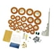 thumbnail image 2 of Kit de reparación de saxofón con piezas de reparación y herramientas de bricolaje que incluyen tornillos, corchos y blanco, 2 of 9