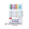 thumbnail image 3 of EARKITY Marker Pens, Watercolor Pen, 8 Colors Marker Washable Painting Pen, Paint Pen for Art Projects, Drawing, Rock Painting,Wood, Plastic, Metal, Canvas DIY Crafts, 3 of 5