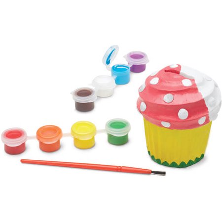 Melissa Doug Decorate Your Own Cupcake Bank Craft Kit With 8