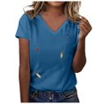 thumbnail image 1 of WEAIXIMIUNG T-Shirts Graphiques Ajustés pour Femmes T-Shirt Imprimé Pingouin Amusant, 1 of 5