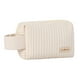 thumbnail image 1 of Bolsa grande para cosméticos con cremallera y asa para viajes y artículos de tocador Organizador de maquillaje de cuero sintético beige, 1 of 8