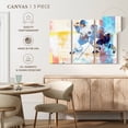 thumbnail image 5 of Elephant Stock Hockey Wall Art - Horizontal Multi Panel Canvas - Living Room Wall Decor - Sports Multi Panel - Blue And Pink Decor By Greg Simanson - 65" x 42", 5 of 8