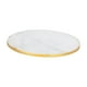 thumbnail image 5 of Bandeja de tocador de mármol Bandeja decorativa circular de mármol Organizador de encimera Cómoda Diámetro 30cm, 5 of 9