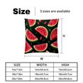 thumbnail image 5 of Watermelon Luxurious Velvet Pillow of 2,for Bed Pillow Covers and Throw Pillows - Available in 16x16, 18x18, and 20x20 Inches with Unique Patterns for Various Occasions, 5 of 6