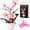 Pink, variant on GZBrick Orchid Flowers Building Set Home Decor for Adults Girls Compatible with Lego