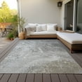 thumbnail image 6 of Addison Rugs Chantille Indoor/Outdoor Contemporary Abstract Silver Washable Rectangle Rug, 3' x 5', 6 of 6
