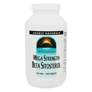 Source Naturals - Mega Strength Beta Sitosterol 375 mg. - 240 Tablets