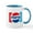 White/Blue Inside, variant on CafePress - 90S Pepsi Logo - 11 oz Ceramic Mug - Novelty Coffee Tea Cup