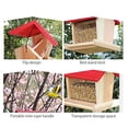 thumbnail image 2 of Alimentador De Pájaros De Madera Al Aire Libre Estación De Alimentación De Pájaros Colgante Decorativo Alimentador De Pájaros Salvajes Con Cordón Palo De Madera Para Patio De Jardín Al Aire Libre Speravity HA022442-00, 2 of 7