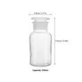 thumbnail image 3 of 1 Pce Bouteille de Réactif en Verre Petite Bouche Bouteille de Réactif Accessoire de Laboratoire, 3 of 8