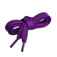 thumbnail image 3 of Cordones De Zapatos Brillo Metálico Brillante Cuerdas Planas Con Purpurina Para Zapatillas Morado Oscuro 180cm/70.87, 3 of 6