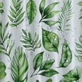 thumbnail image 5 of Orinice  Waterproof Shower Curtain for Bathroom, Tropical Palm Leaf Pattern on White Background, Botanical Curtain Accessory Decor Set for Laundry Room Poolside,  36x72, 5 of 7