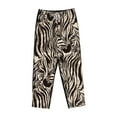 thumbnail image 6 of Fotbe Leopard And Zebra1 Women's Pajama Pants,Sleepwear Pants,Pj Bottoms Drawstring And Pockets-Large, 6 of 7
