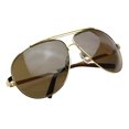 thumbnail image 3 of zeroUV - High Quality Full Frame Big X-Large Oversized Metal Aviator Sunglasses - 70mm, 3 of 3