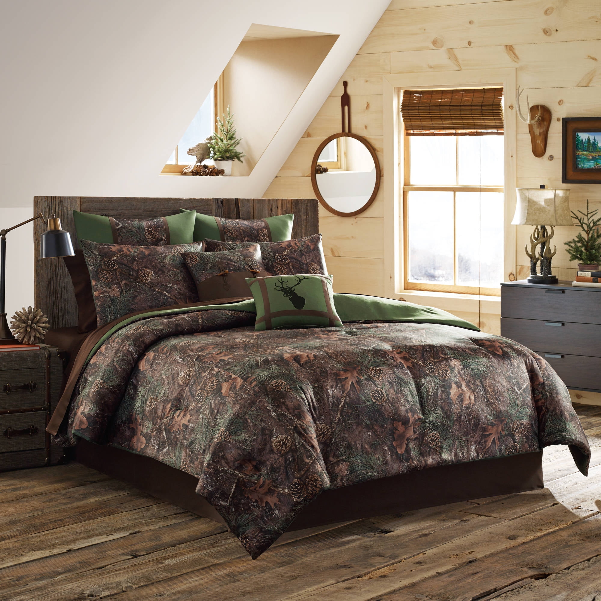 True Timber Mixed Pine Comforter Set Gr Walmart Com